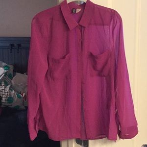 H&M button down blouse